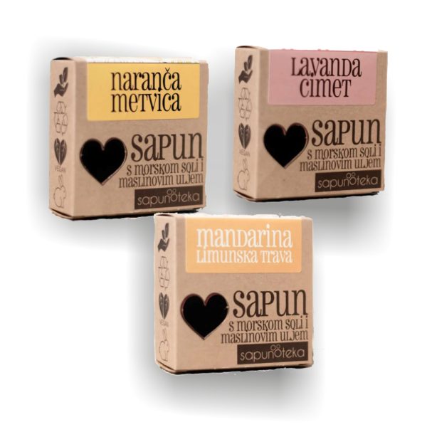 sapun, sapun sa eteričnim uljima, prirodni sapun , sapun u obliku srca, prirodna kozmetika