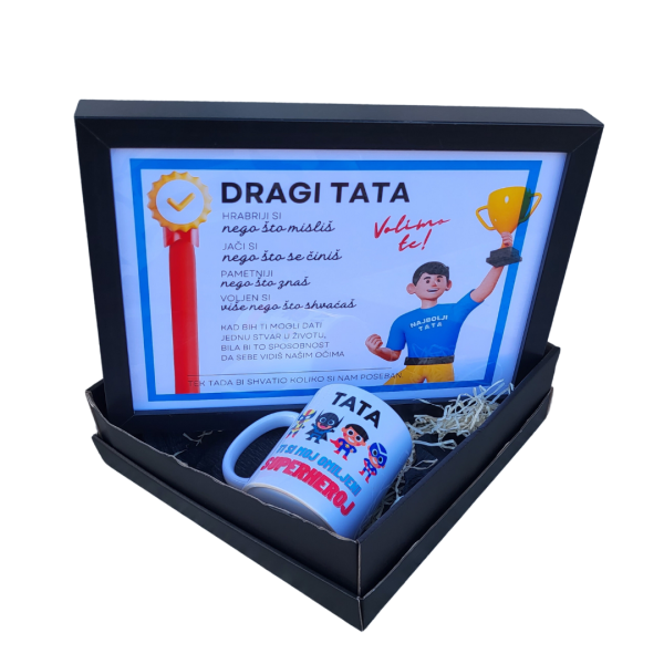 Poklon paket za tatu "Superheroj"