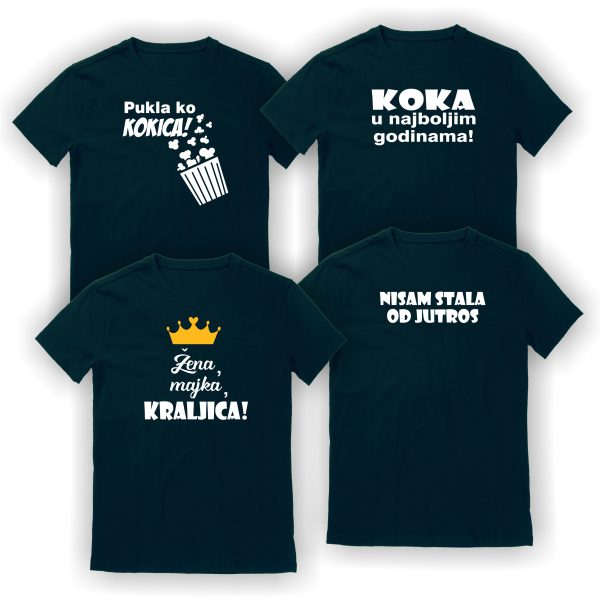 Majice s natpisom - ženske