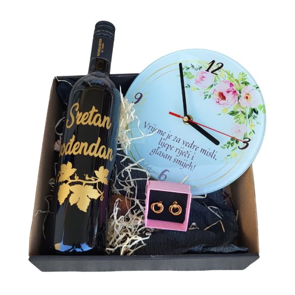 Poklon paket za žene "Vino i vrijeme"