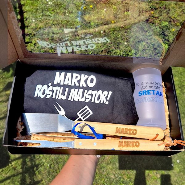 Poklon paket za rođendan "Kralj roštilja"