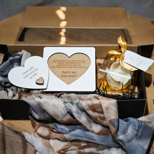 Poklon paket pitalica za kumu "Kuma, hoćeš li?"