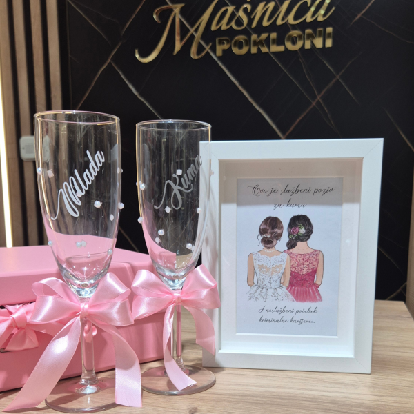 Poklon paket za kumu "Trajna veza”